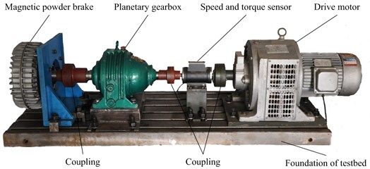 Planetary gearbox experiment rig