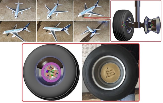 The virtual prototype and scaled model of the powered wheel