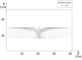 Three-dimensional flow behind cylinder