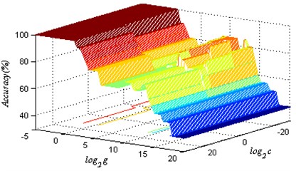 The 3D spatial distribution of SVM classification accuracy