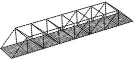 Finite element model of three kinds of concrete steel bridges