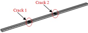 Finite element model of three kinds of concrete steel bridges