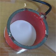 Electrode segments of piezorobot and topology of contact points