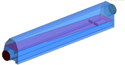 Improved model and three-dimensional trace of air knife