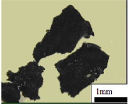 Material properties of sand and rubber shred