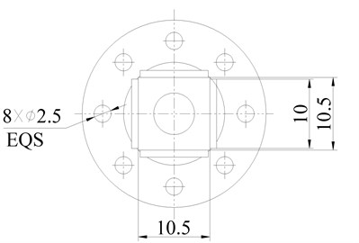 Dimensions of the proposed motor (unit: mm)