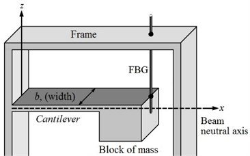 Schematic structure of the FBG sensor