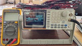 A wired vibrator and function generator