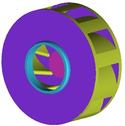 Geometric model of volutes and impellers of centrifugal pumps