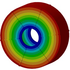 Key participant modal shapes of permanent magnet synchronous motors