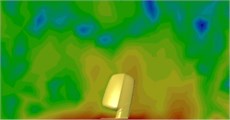 Sound pressure contours of different observation panels after optimization