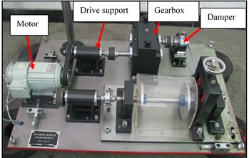 The gearbox experimental system