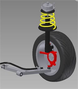 Conventional independent suspension – McPherson strut