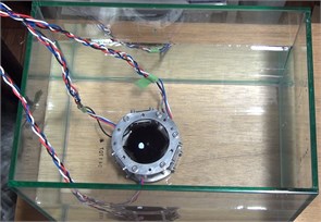 Spherical ultrasonic motor in water