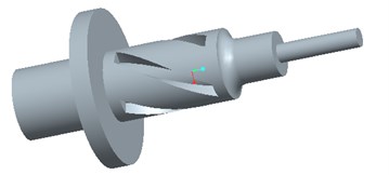 Model and simulation of optimized horn