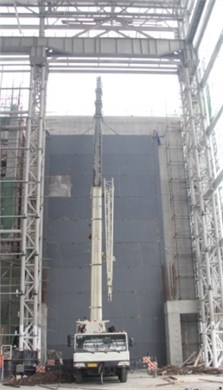 Construction photo of the door