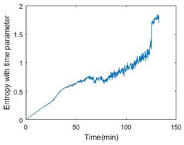 Entropy with time parameter of 6 bearings