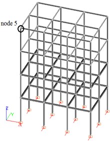 Design model for a reinforced concrete and steel spatial frame