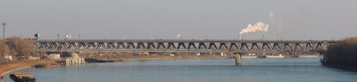 The multi-span truss bridge (Bridge No. 2)