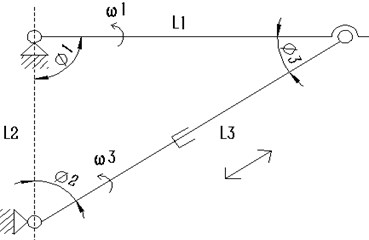 Schematic diagram of mechanism