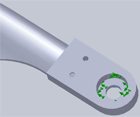 The fixed constraint on the blade handle