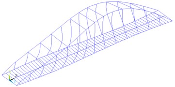 Comparisons on torsional mode shape of the arch bridge with circular hanger and flat-plate hanger