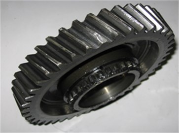 The machined faulty gear