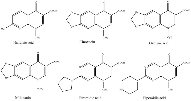 Quinolones of first generation