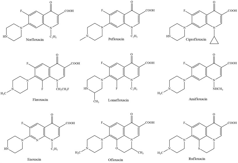 Quinolones of second generation