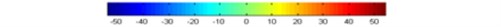 Results of volunteer breathing a) exhaling-frame 1, b) deep breath-frame 18,  c) exhaling-frame 43, d) deep breath-frame 60 (bottom is spine)