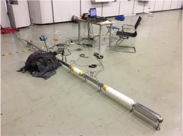 Acoustic performance measurement of resonators with mean flow