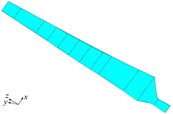 Sharp and blunt trailing-edge blades with rime ice (Blue represents rime ice)