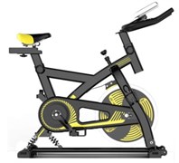 The cycling-trainer equipped with the suspension