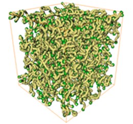 3D sandstone pore networks. (3 mm×3 mm×3 mm)