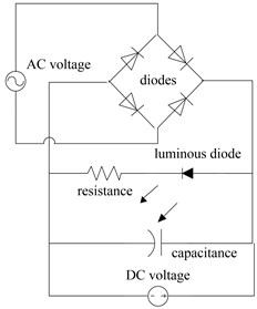 Circuit diagram of full wave rectifier