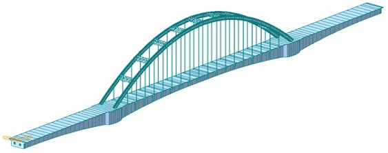 Structure diagram of the whole bridge