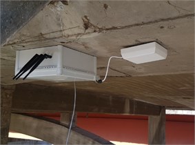Sensors installed on Original Structure