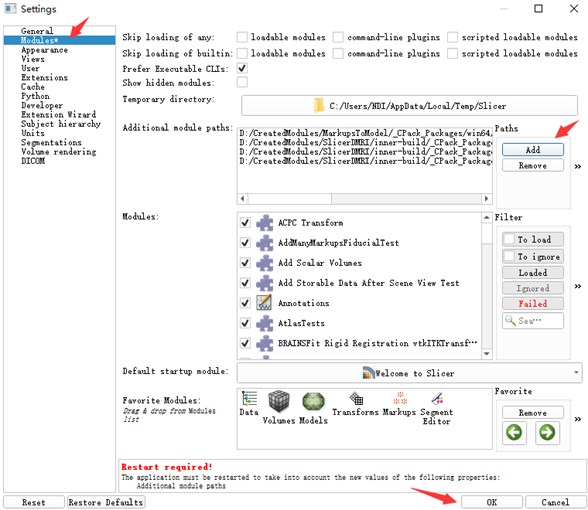 Module import instance