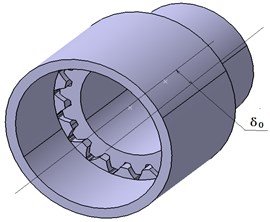 Model of involute spline couplings