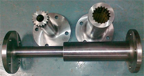 Assembly of involute spline couplings with axis deviation