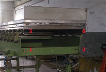 Horizontal and vertical measuring point layout of double-layer vibrating screen