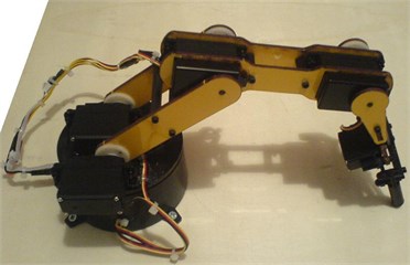The robotic arm used in the study
