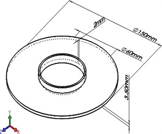 3D view of upper swash plate