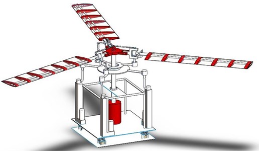 a) 3D view of final assembly, b) fabrication process of final assembly