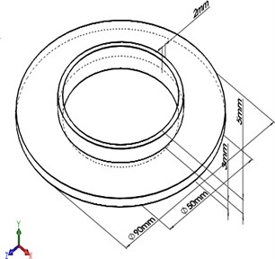 Fabrication process of lower swash plate