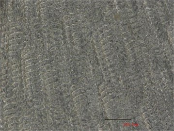 Surface microstructure with different rotation rates