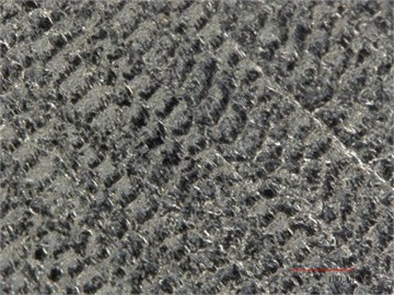 Surface microstructure with different rotation rates