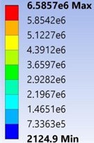 Von-Mises stress of the stump-socket interface