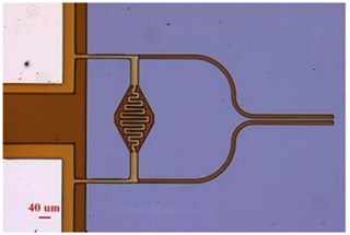 Unconventional electrothermal actuators: a) microgripper based on expanding bars;  b) microgripper based on the silicon-polymer stack; c) microspring. Adapted from [58]