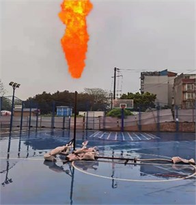 Ignition of natural gas venting